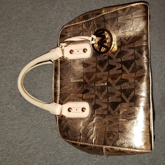 Michael Kors Handbags - Michael Kors Bronze Satchel